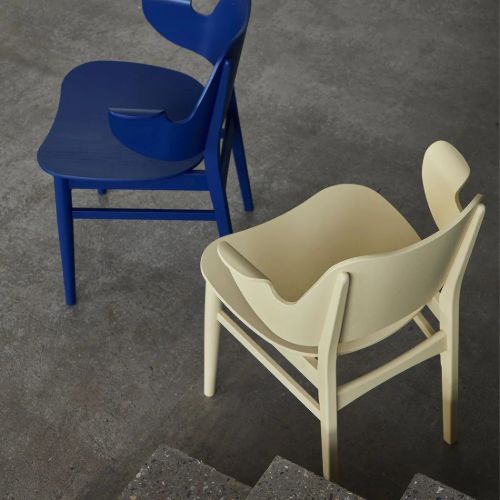 Warm Nordic Gesture Spisebordsstol SH: 46 cm - Sour Yellow