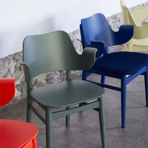 Warm Nordic Gesture Spisebordsstol SH: 46 cm - Dark Green