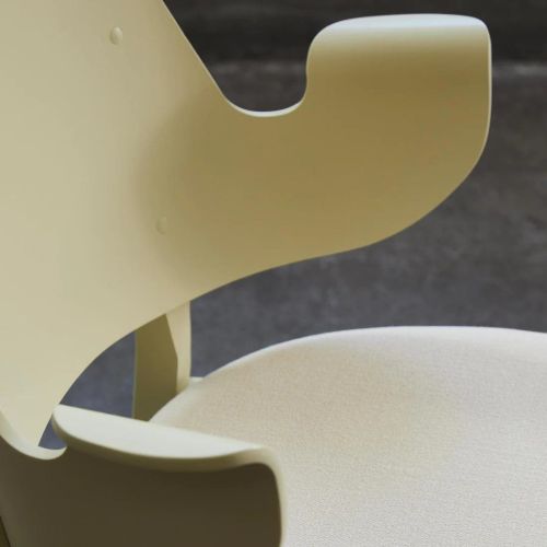 Warm Nordic Gesture Spisebordsstol Ryg- og Sædepolstret SH: 46 cm - Sour Yellow