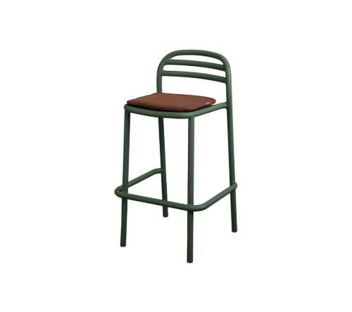 Cane-line Outdoor Bliss Barstol Sædehynde - Tekstil/Desert Red