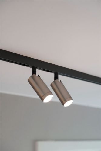 ANTIDARK Designline Domino GU10 Ø: 3,5 cm - Aluminium/Matted Aluminium