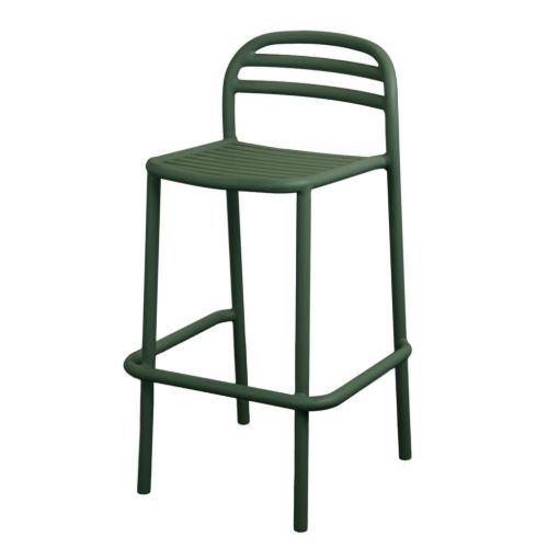 Cane-line Outdoor Bliss Barstol- Aluminium/Dark Green
