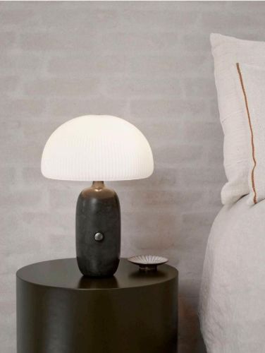 Vipp 592 Sculpture Table Lamp H:52 cm - Grey Marble