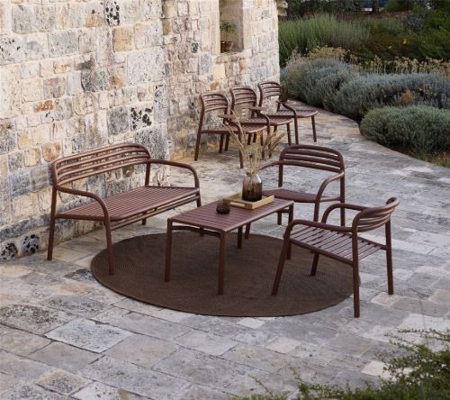 Cane-line Outdoor Bliss Loungestol - Aluminium/Desert Red
