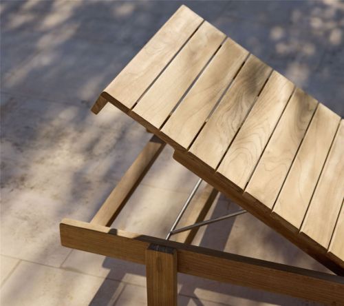 Cane-line Outdoor Vista Solseng m. Hynde - Teak/Sand
