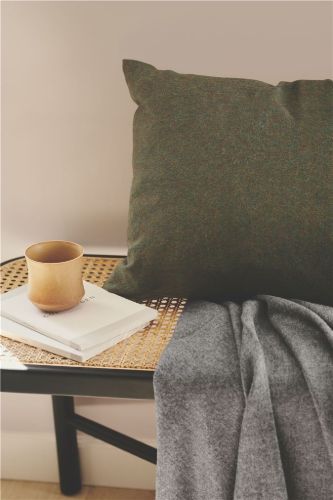 Silkeborg Uldspinderi Cusco Pude 40x40 cm - Moss Green