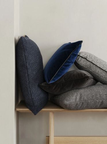 Blomus Boucle Pudebetræk 50x50 cm - Midnight Blue