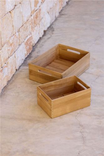 Cane-line Outdoor Club Opbevaringskasse Lille - Teak