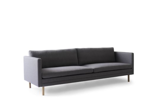 Mogens Hansen MH276 3 Pers Sofa L: 210 cm - Re-wool/Grå