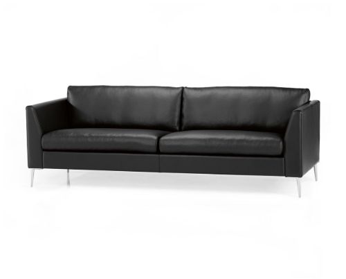 Mogens Hansen MH 272 2 1/2 pers Sofa L: 192 cm - Premium Læder / Sort