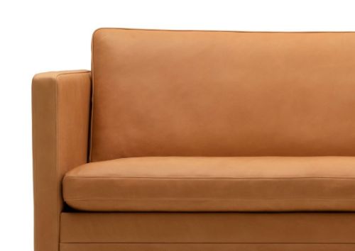 Mogens Hansen MH2614 3 pers. sofa L: 210 cm - Frej 05 natur Læder/Olieret Egetræ