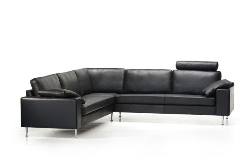 Mogens Hansen Pyntepude til MH 221 Sofa 55x55 cm - Premium Læder / Sort