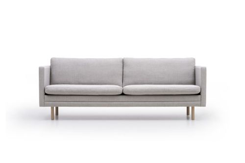 Mogens Hansen MH276 3 Pers Sofa m. Runde Ben L: 210 cm - Fiord 0101/Eg