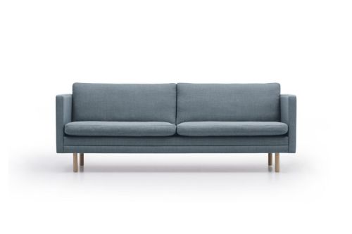 Mogens Hansen MH276 3 Pers Sofa m. Runde Ben L: 210 cm - Fiord 0762/Eg