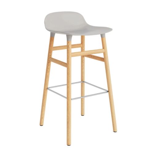 Normann Copenhagen Form Barstol 75 cm. - Eg/Warm Grey 