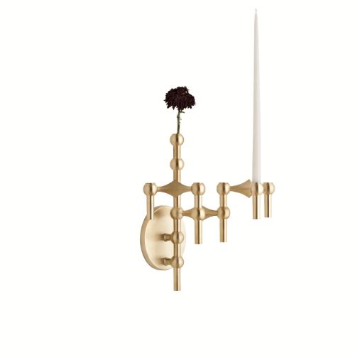 STOFF Nagel Wall Hanger Ø: 11 cm - Brushed Brass