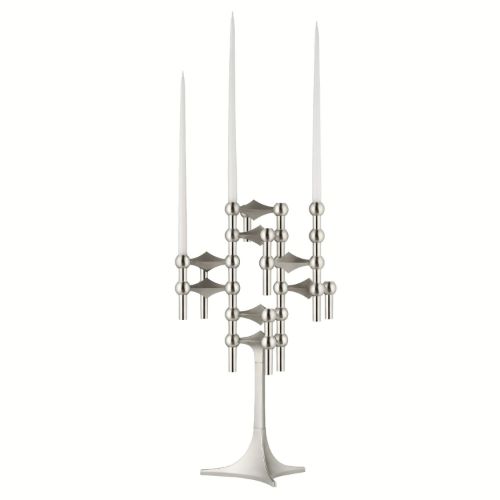 STOFF Nagel Stand H: 23 cm - Brushed Chrome
