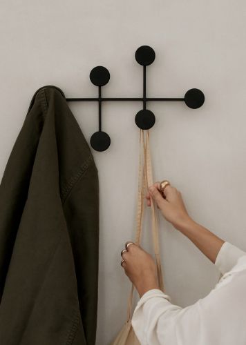 Audo Copenhagen Afteroom Coat Hanger H: 24 cm - Black
