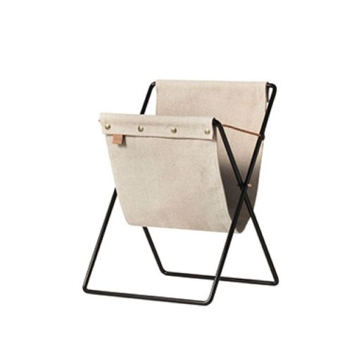 Ferm Living Herman Magazine Stand H: 51 cm - Black