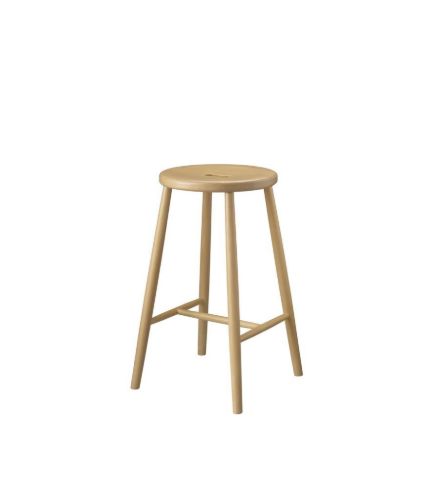 FDB Møbler J27C Counter Barstol Børge Mogensen SH: 65 cm - Bøg/Natur