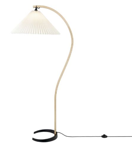 GUBI Timberline Floor Lamp H: 151 cm - Eg/Birk