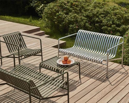 HAY Palissade Lounge Chair Low  - Olive