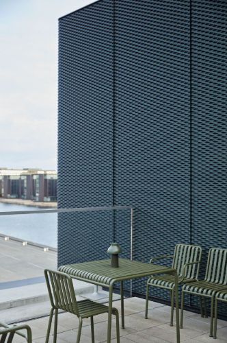 HAY Palissade Table 82,5x90 cm -  Olive