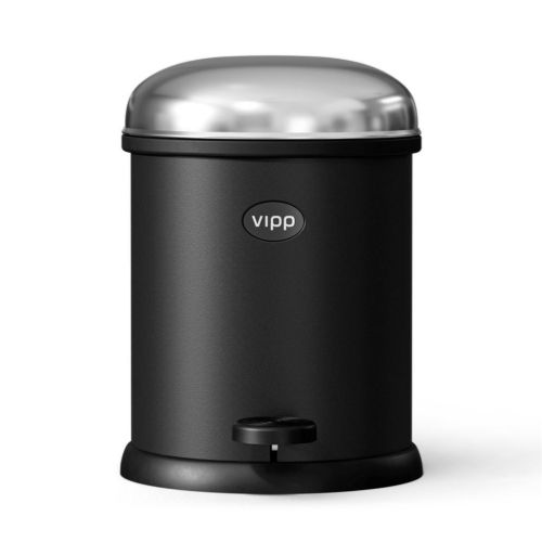 Vipp 12 Pedalspand H: 25 cm 3 L - Sort