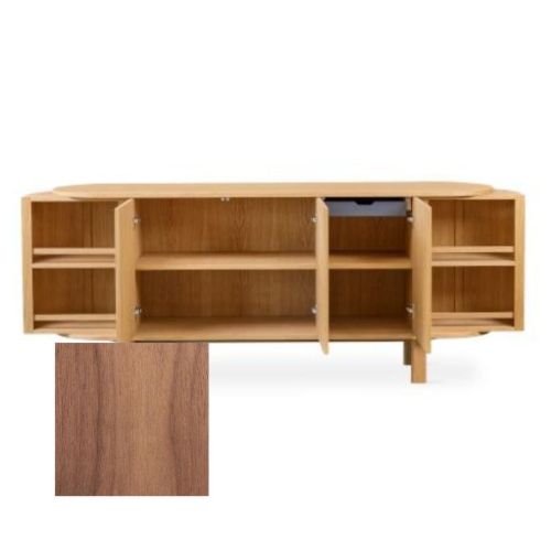 Skovby SM543 Skænk 82x194 cm - Lakeret Valnød