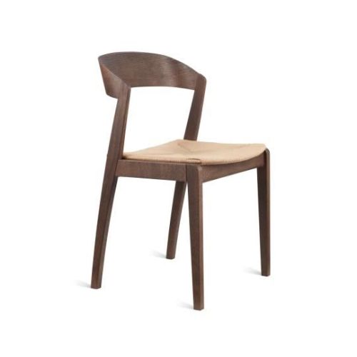 Skovby SM827 Spisebordsstol H: 77 cm - Lakeret Valnød