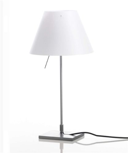 Luceplan Costanzina Bordlampe H: 51 cm - Alu/White