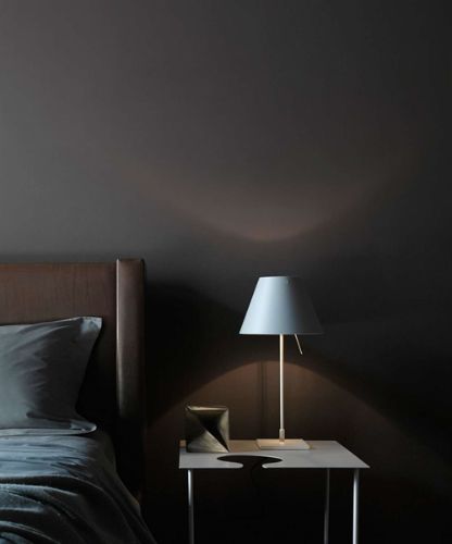 Luceplan Costanzina Bordlampe H: 51 cm - Alu/White