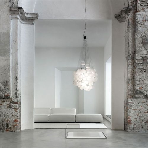 Luceplan Stochastic 72 Pendel - Opal White 