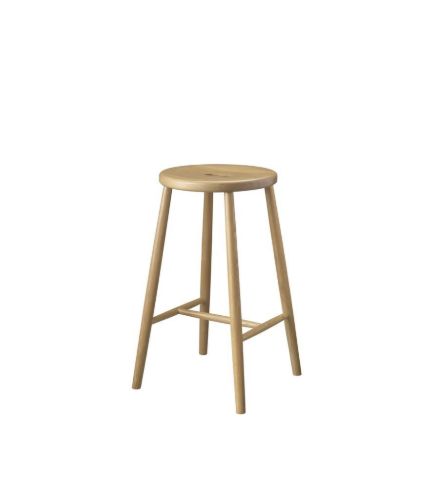 FDB Møbler J27C Counter Barstol Børge Mogensen SH: 65 cm - Eg/Natur