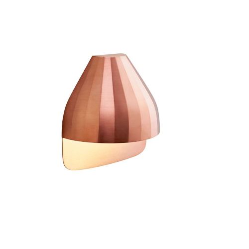 Udgået hos lev. Le Klint Facet Baseplade S H: 8 cm - Kobber OUTLET