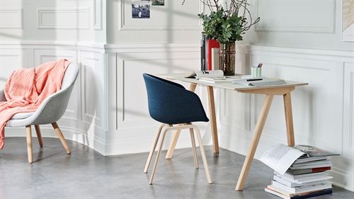 HAY AAC23 About a Chair Spisebordsstol Fuldpolstret  - Soaped Oak Veneer/Surface By Hay 190 OUTLET