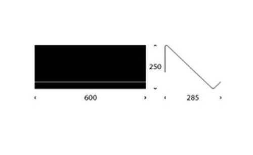 FROST UNU Sko-/magasinhylde 4038 L: 600cm - Mat Sort OUTLET