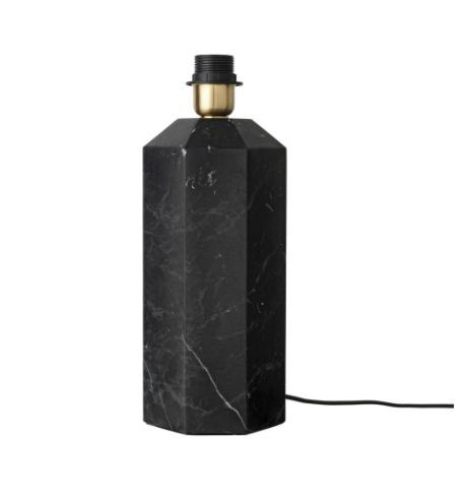 UDGÅR med lager Louise Roe Eight Over Eight Base H: 30 cm - Black Marble OUTLET