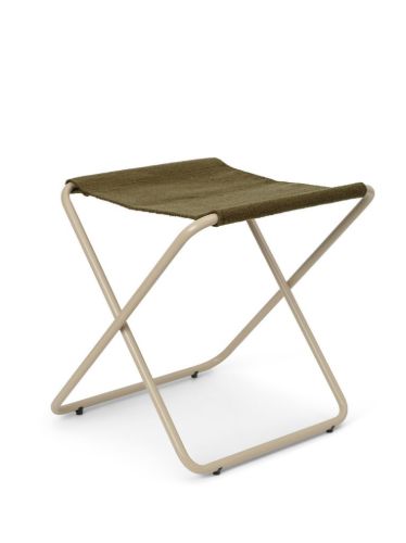 Ferm Living Desert Stool H: 41,4 cm - Cashmere/Olive