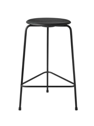 Fritz Hansen High Dot Barstol H: 65 cm - Matt Black OUTLET