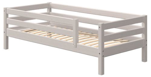 Flexa Classic Enkeltseng m. Sengehest 90x200cm - Gråpigmenteret OUTLET