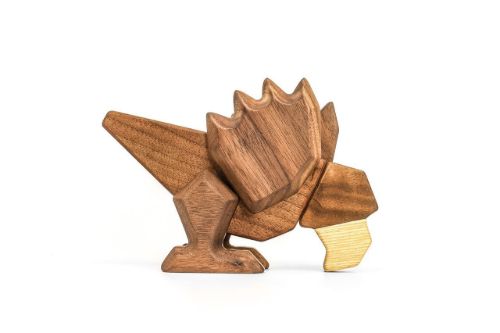 FableWood Papegøjen 12x16 cm - Valnød/Ask OUTLET