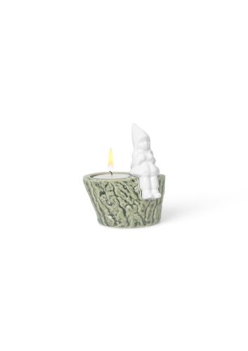 Kähler Christmas Tales Julepause H: 10 cm - Hvid OUTLET