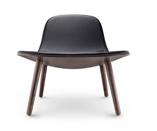 Eva Solo Abalone Lounge Chair - Røget eg/Cognac læder OUTLET