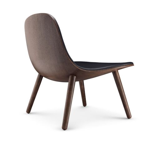 Eva Solo Abalone Lounge Chair - Røget eg/Cognac læder OUTLET