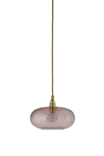 Ebb & Flow Horizon Pendant Lamp S Ø: 21 cm - Obsidian/Gold OUTLET