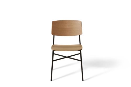 HANDVÄRK FURNITURE Paragon Chair Spisebordsstol SH: 45,8 cm - Black/Natural Oak OUTLET