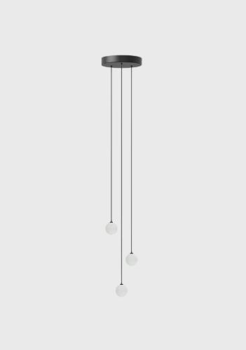 Umage Rosette Mini Cluster 3 Baldakinsæt med G4 fatning Ø: 20 cm - Black OUTLET