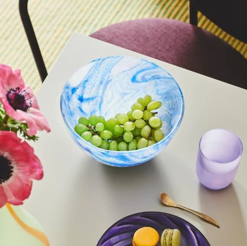 Kodanska Havana Banana Bowl Medium Ø: 20 cm - Blue Lagoon OUTLET