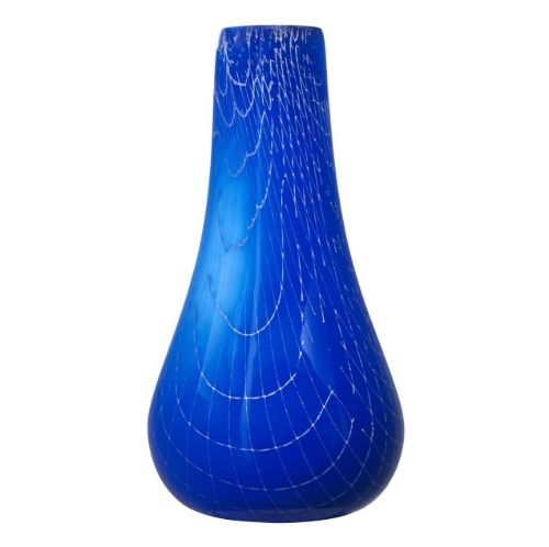 Kodanska Flow Vase H: 40-45 cm - Blue W. Print OUTLET
